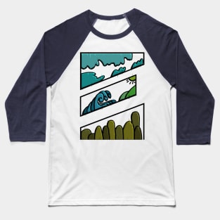 3d simple outdoor design Baseball T-Shirt
